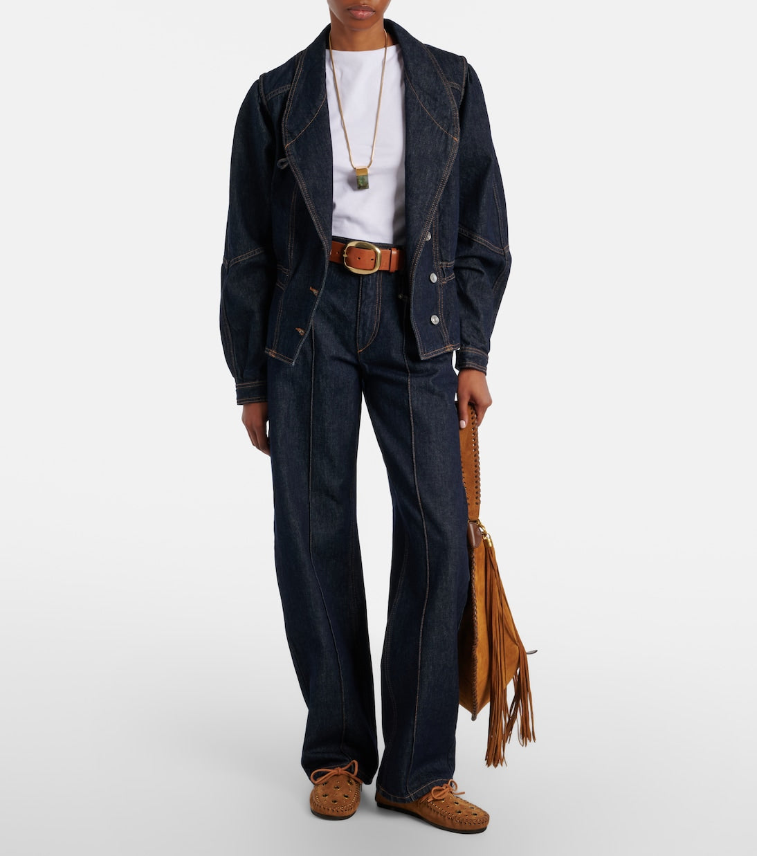 Isabel Marant - Fitza studded suede loafers