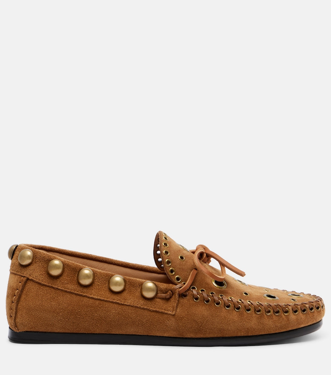 Isabel Marant - Fitza studded suede loafers