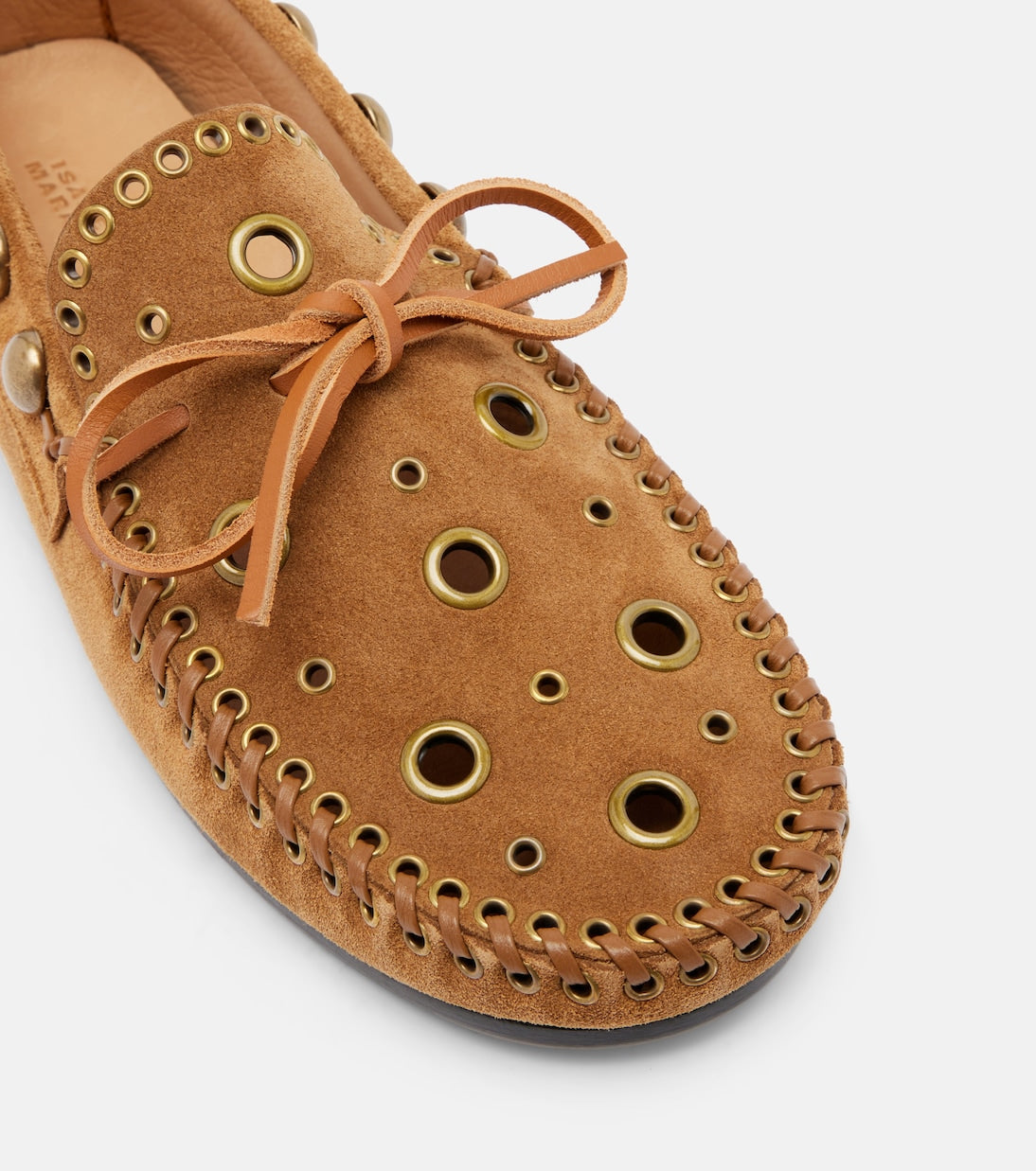 Isabel Marant - Fitza studded suede loafers