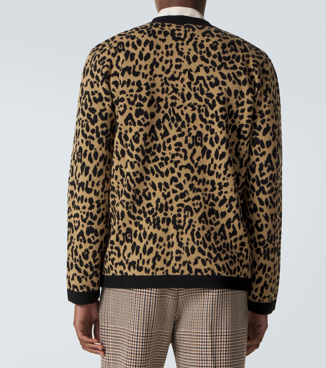 Valentino Garavani - Jacquard virgin wool cardigan