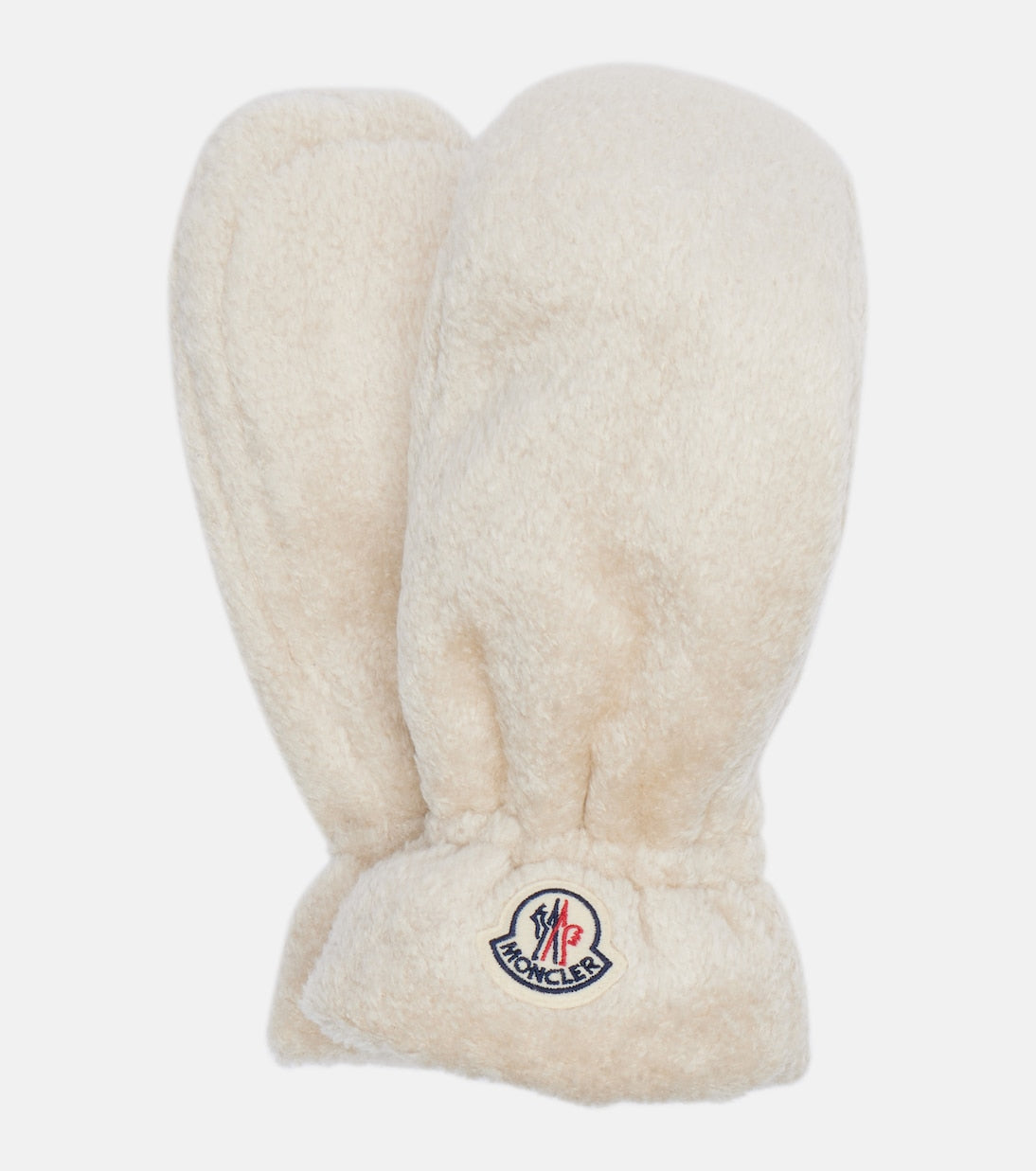 Moncler - Logo teddy mittens