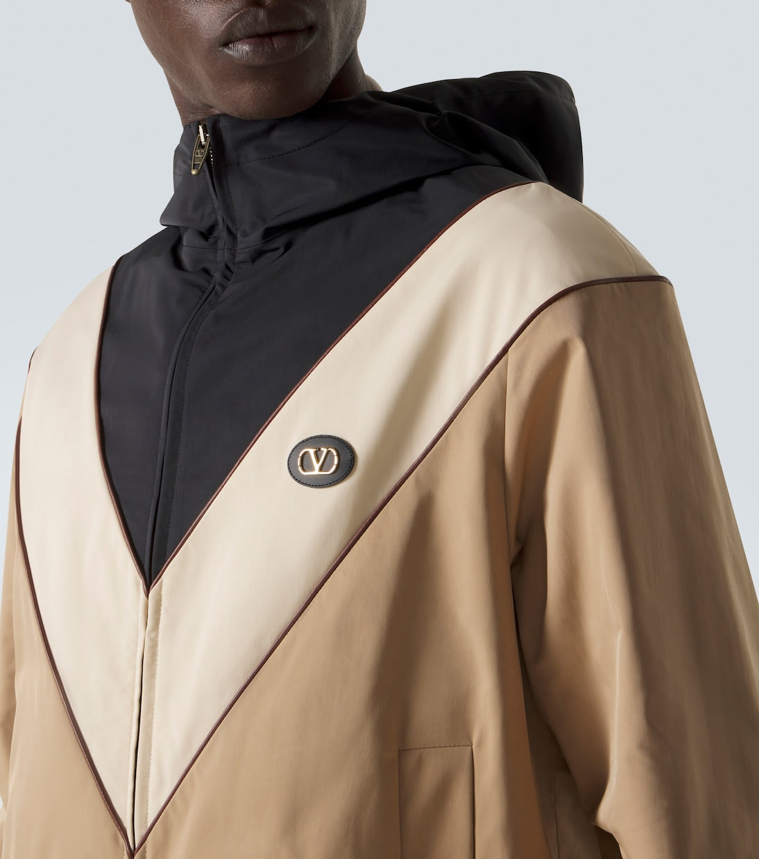 Valentino Garavani - VLogo striped jacket