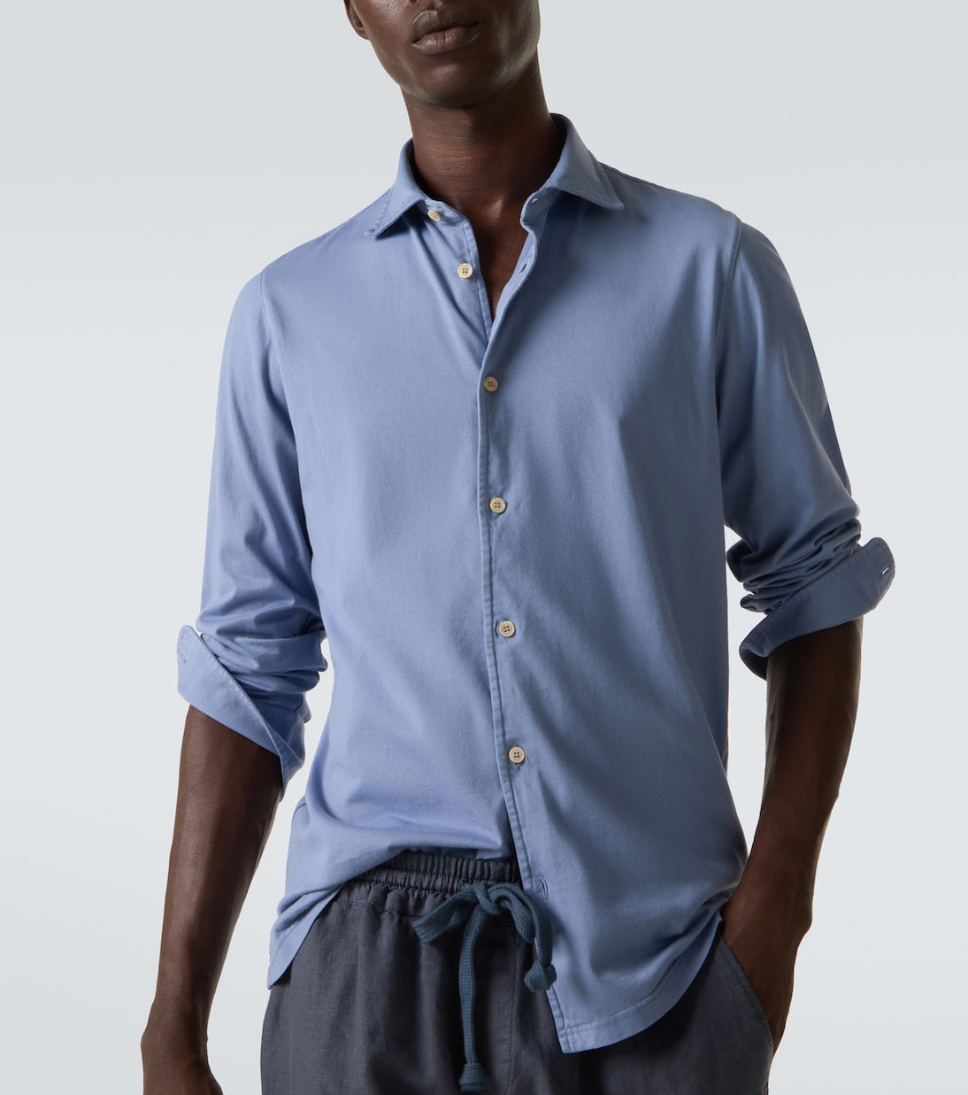 Fedeli - Jason cotton jersey shirt