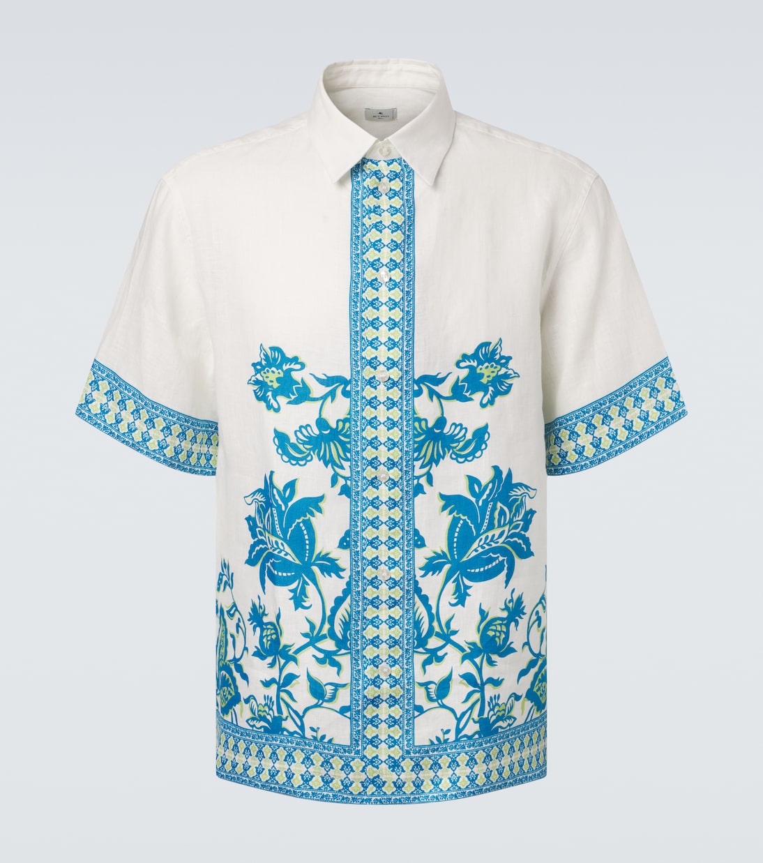 Etro - Floral linen shirt