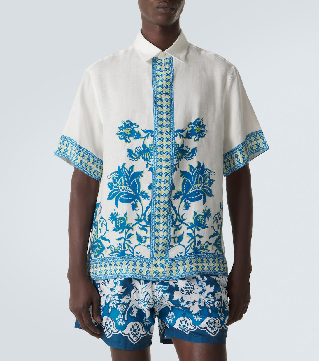 Etro - Floral linen shirt
