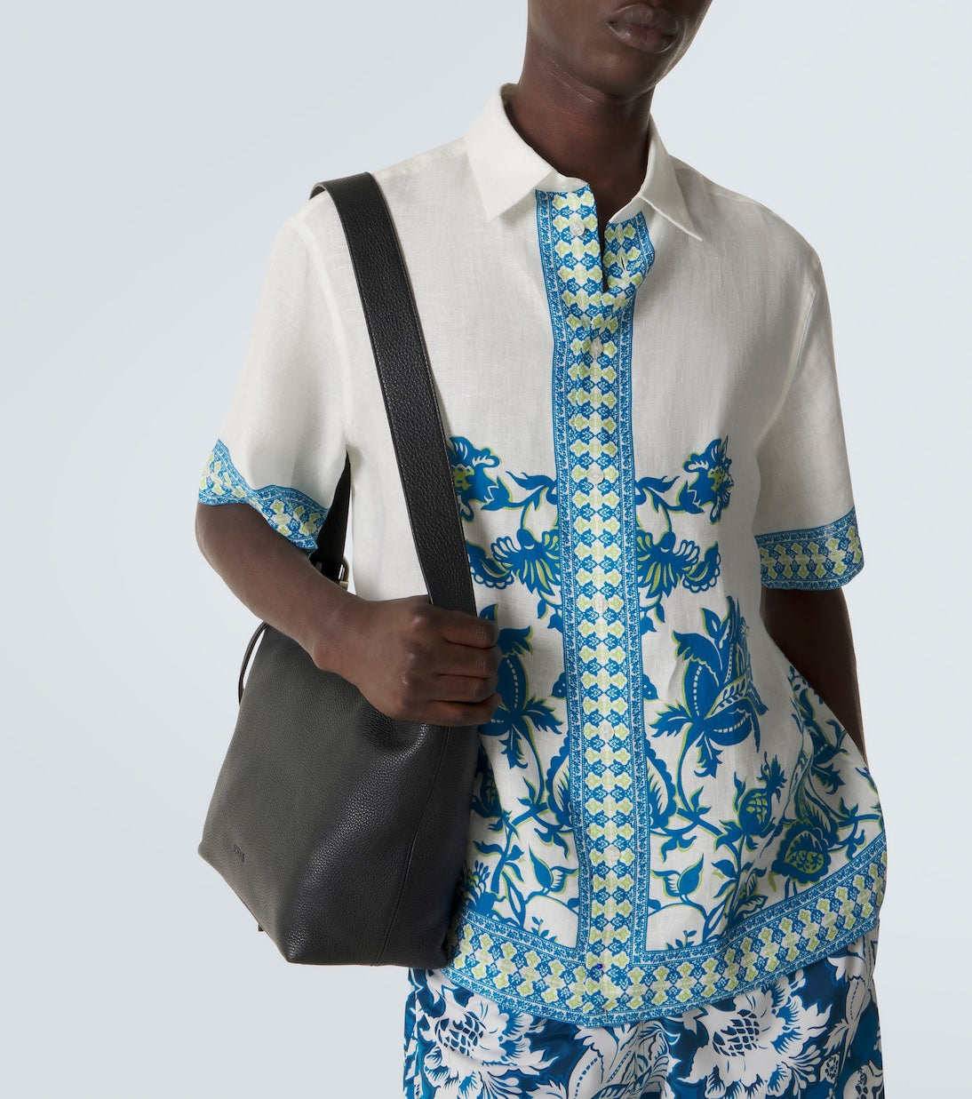 Etro - Floral linen shirt