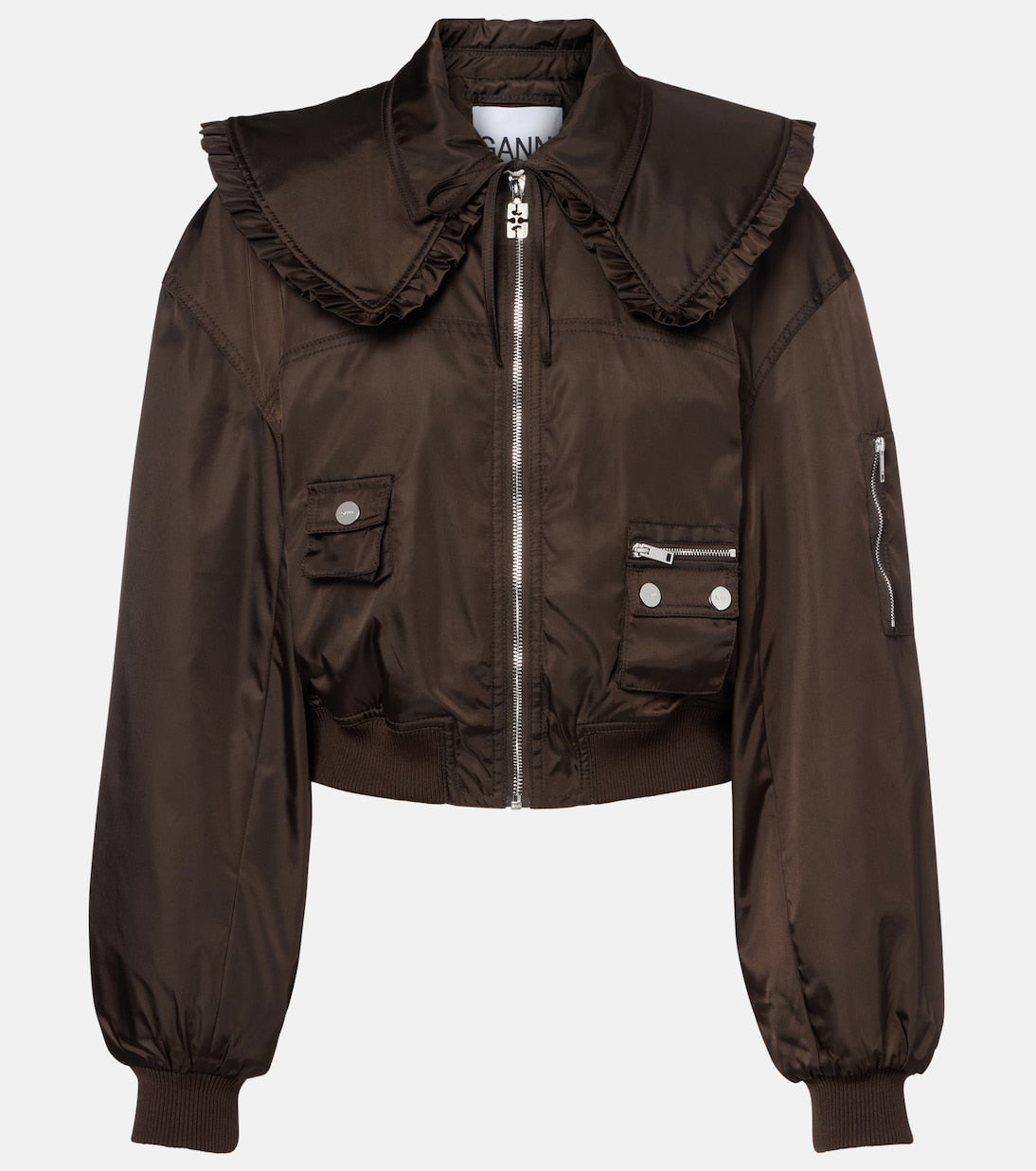 Ganni - Duchess bomber jacket