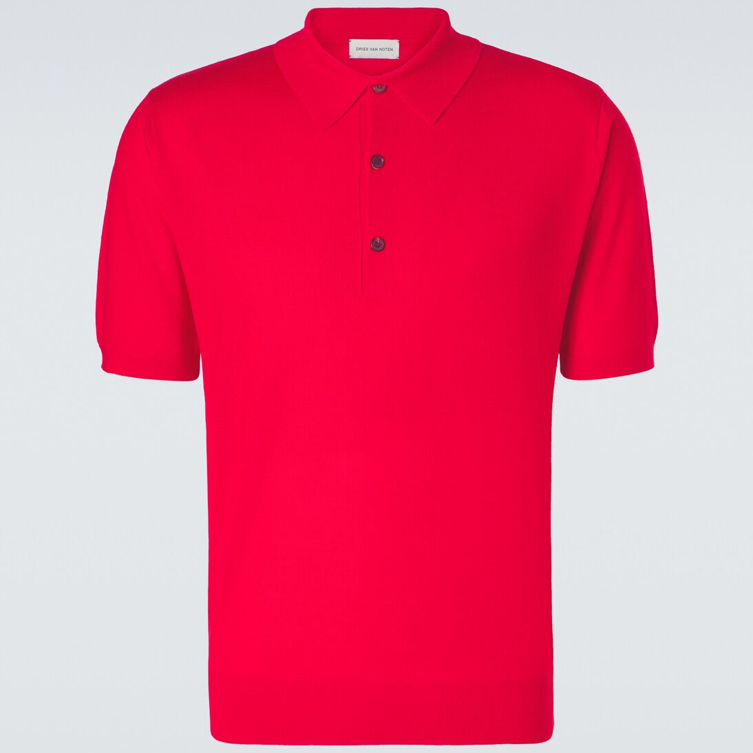 Dries Van Noten - Wool polo shirt