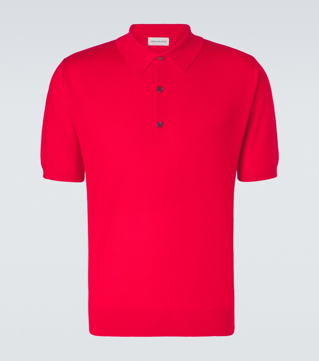 Dries Van Noten - Wool polo shirt