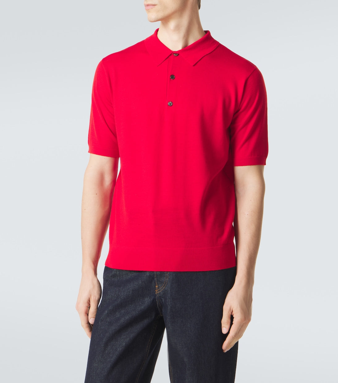 Dries Van Noten - Wool polo shirt
