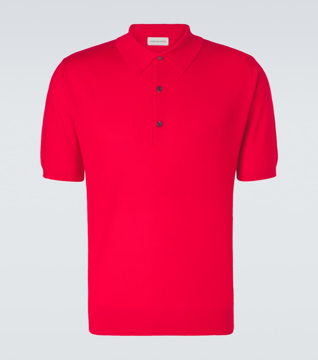 Dries Van Noten - Wool polo shirt