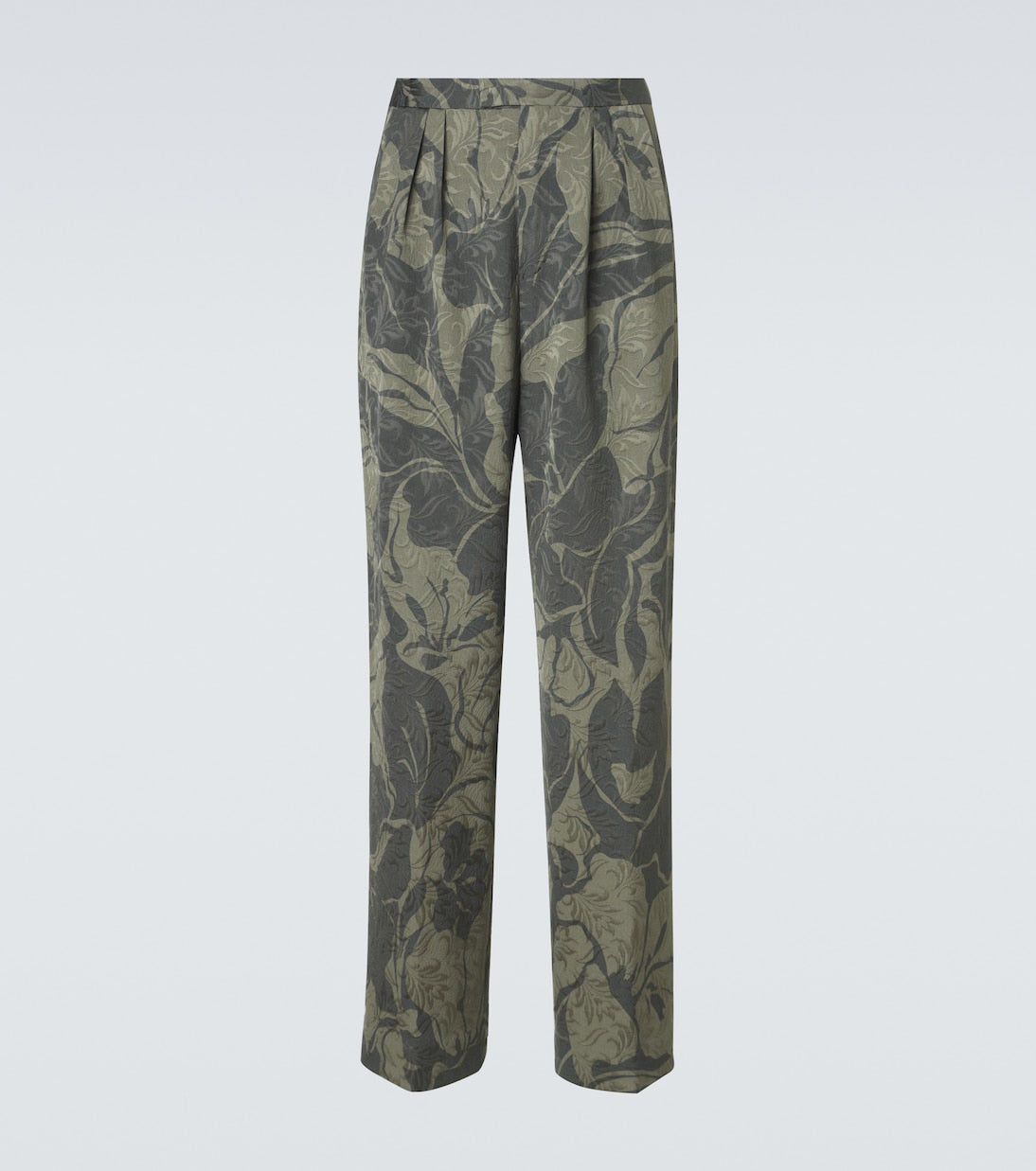 Dries Van Noten - Printed straight pants