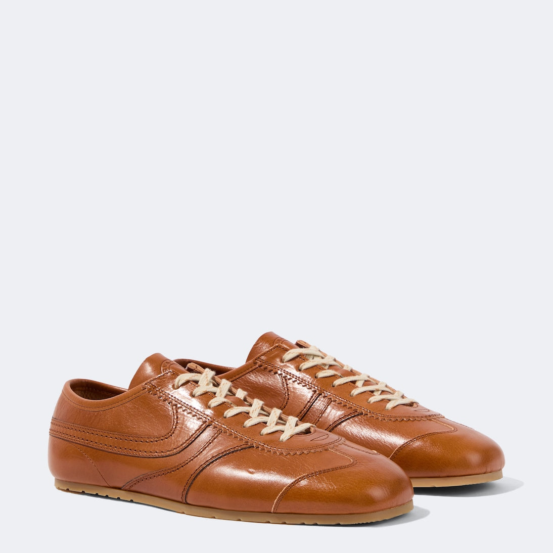 Dries Van Noten - Leather sneakers