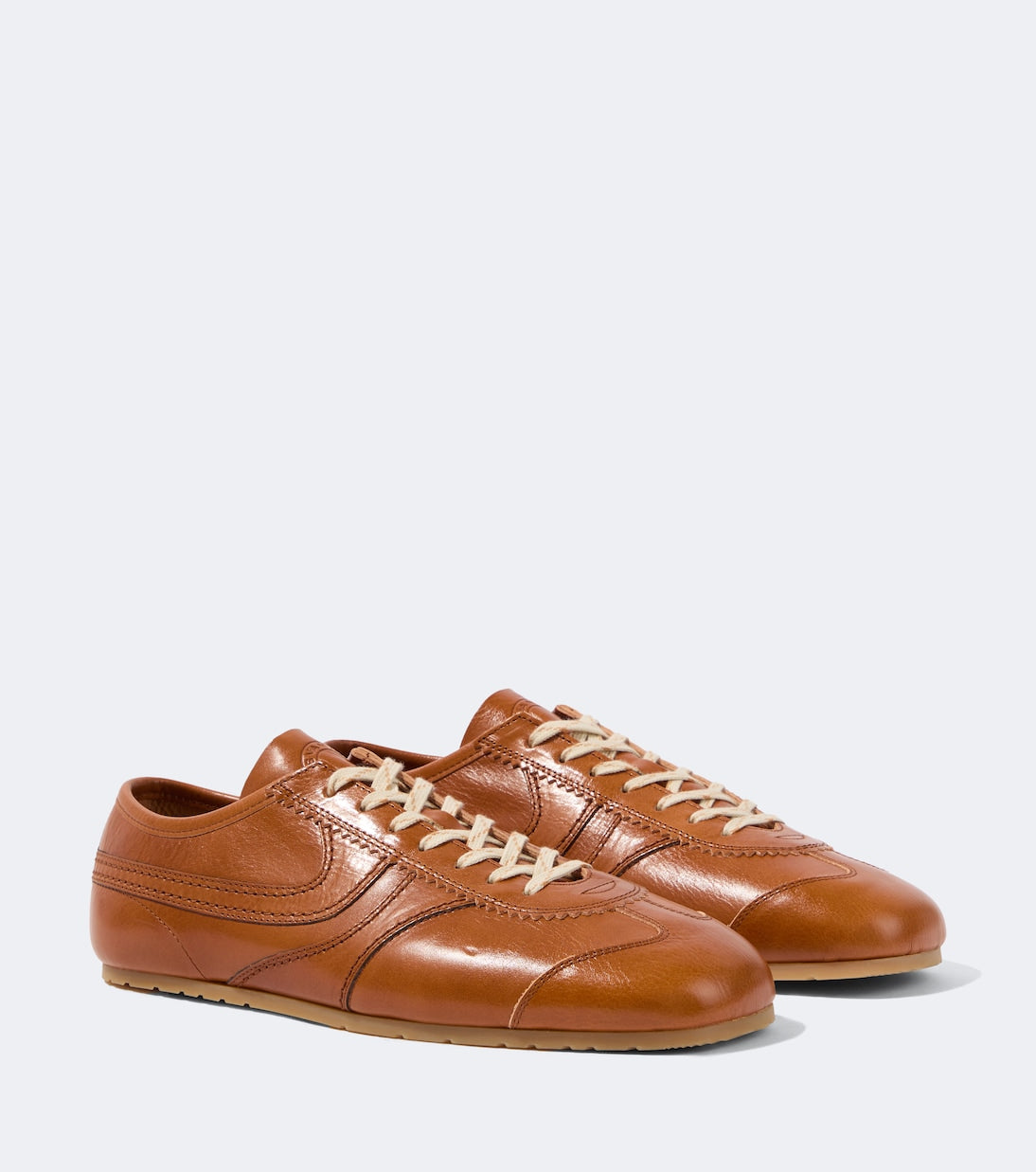 Dries Van Noten - Leather sneakers