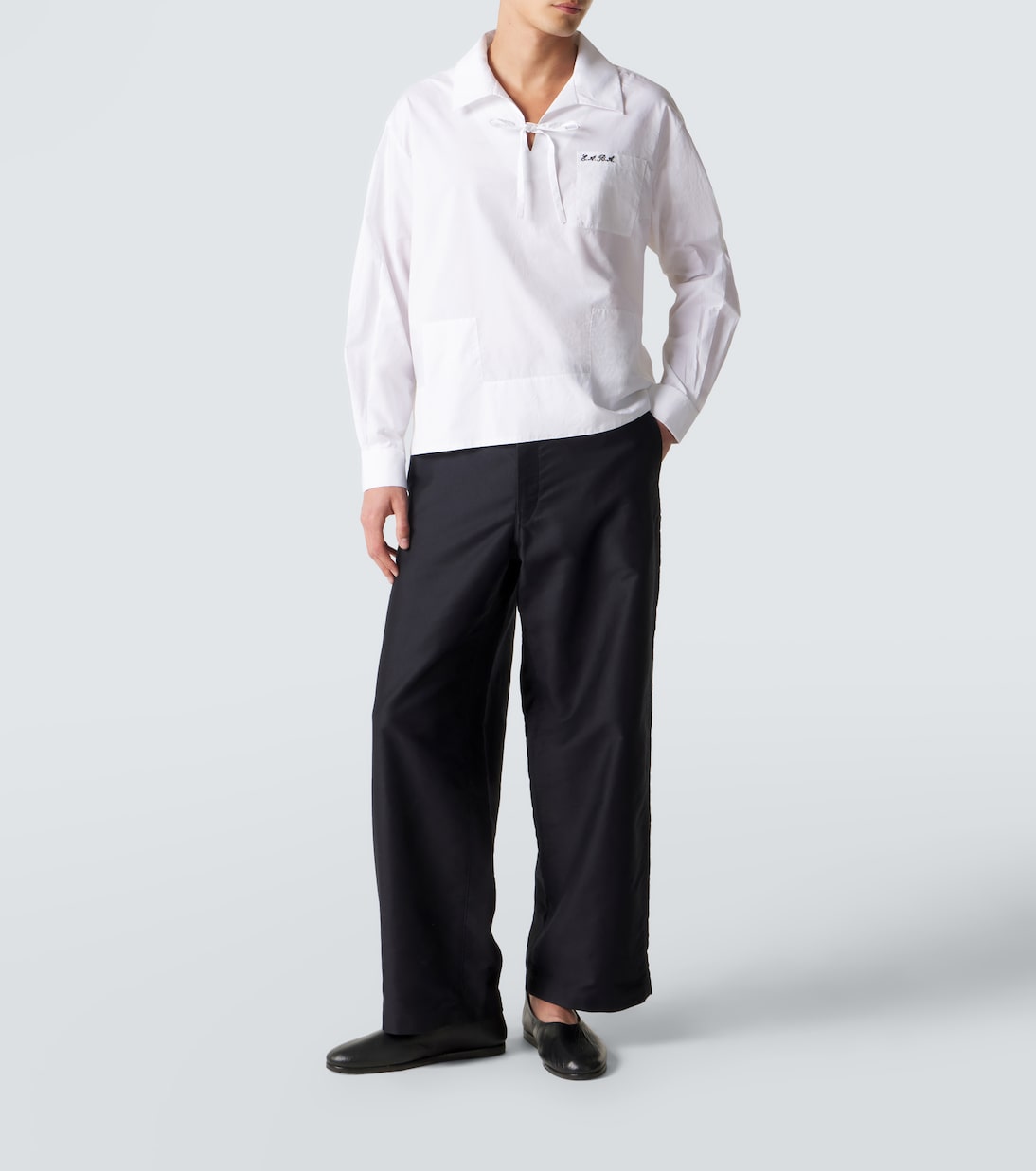 Bode - Cotton poplin top