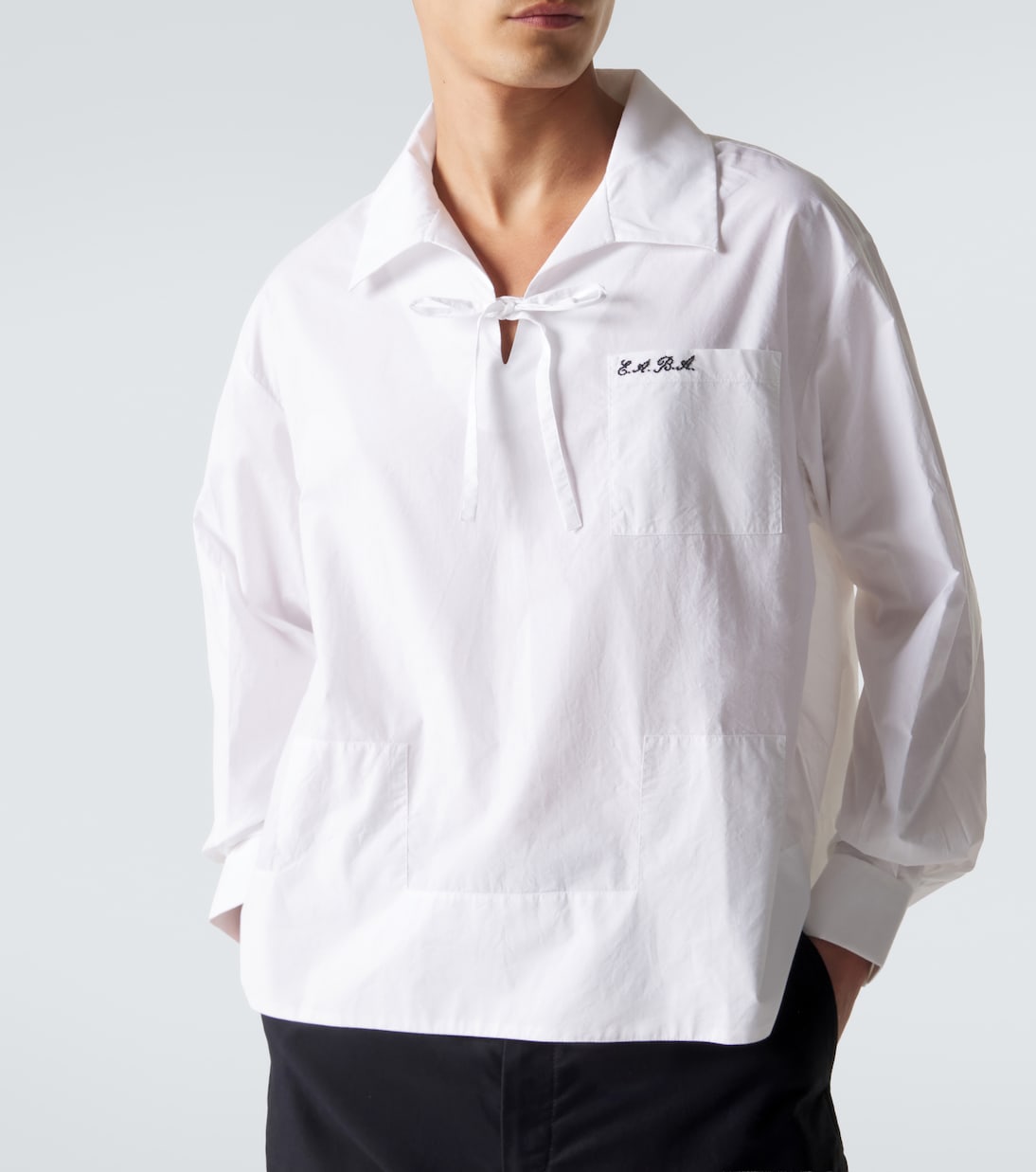 Bode - Cotton poplin top