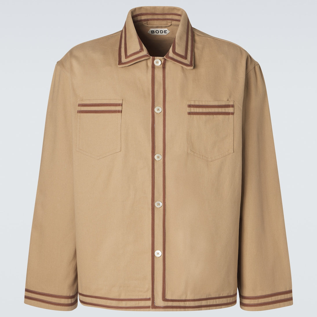 Bode - Cotton twill overshirt