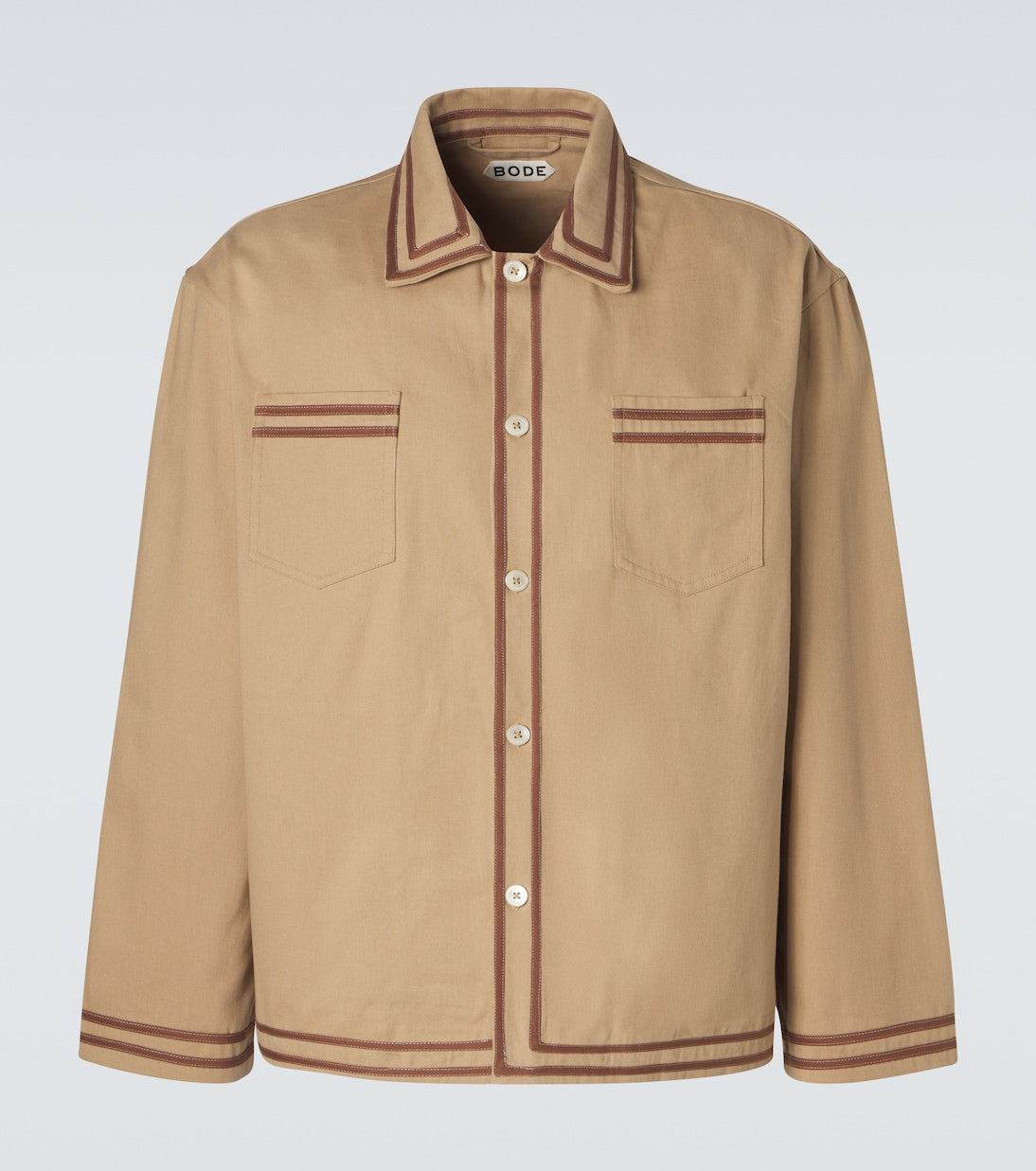 Bode - Cotton twill overshirt