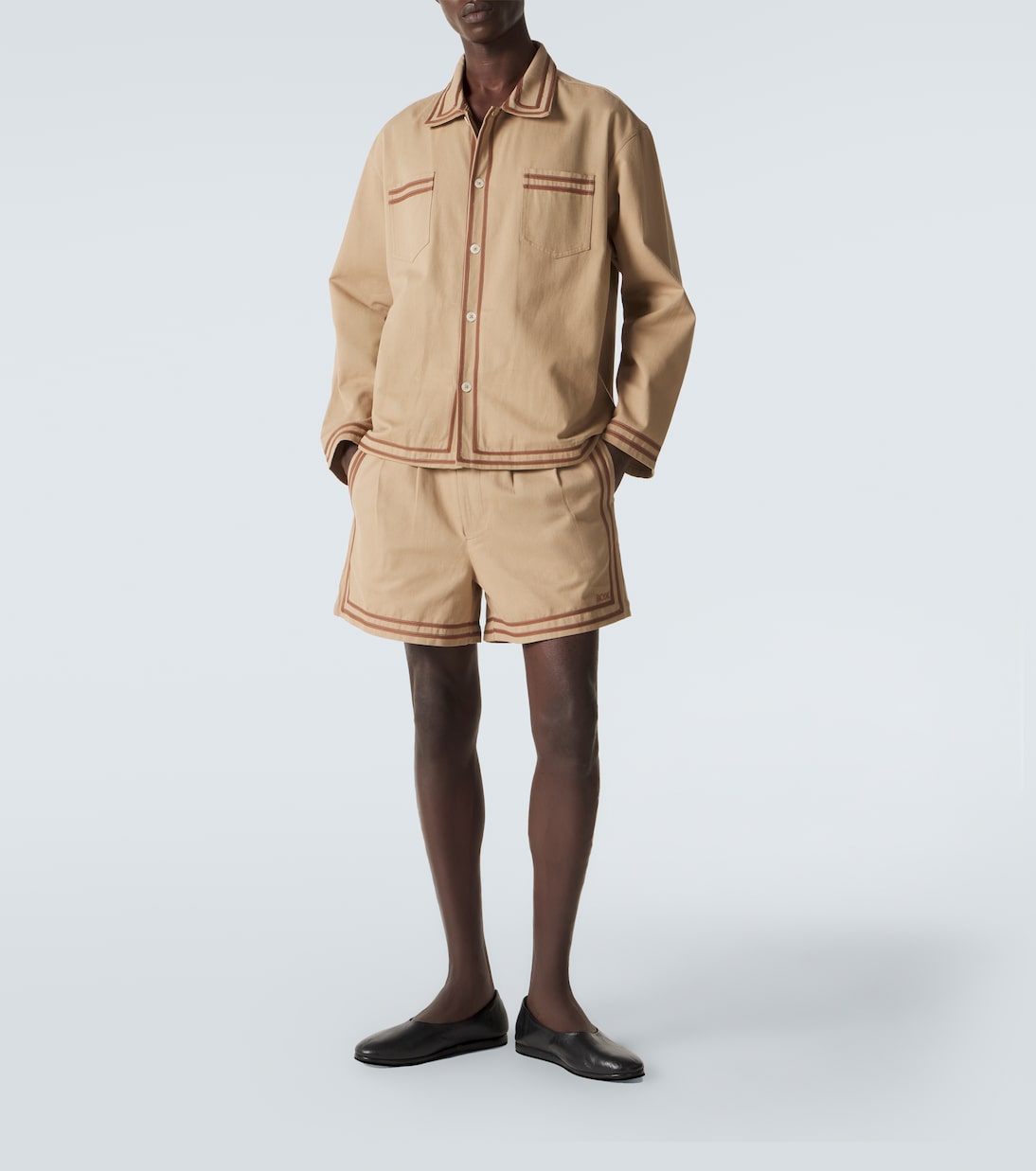 Bode - Cotton twill overshirt