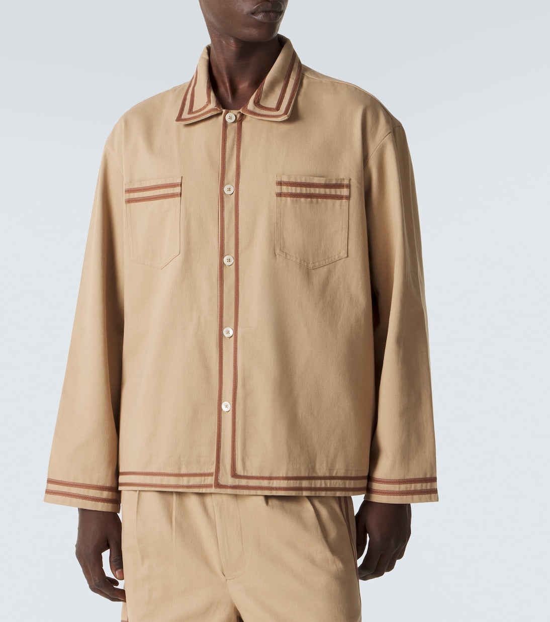 Bode - Cotton twill overshirt