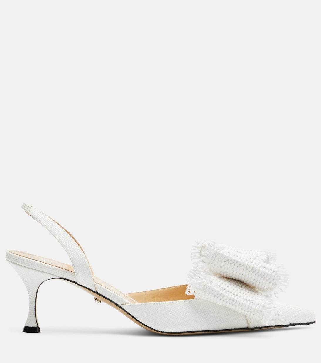 Mach & Mach - Le Cadeau raffia slingback pumps