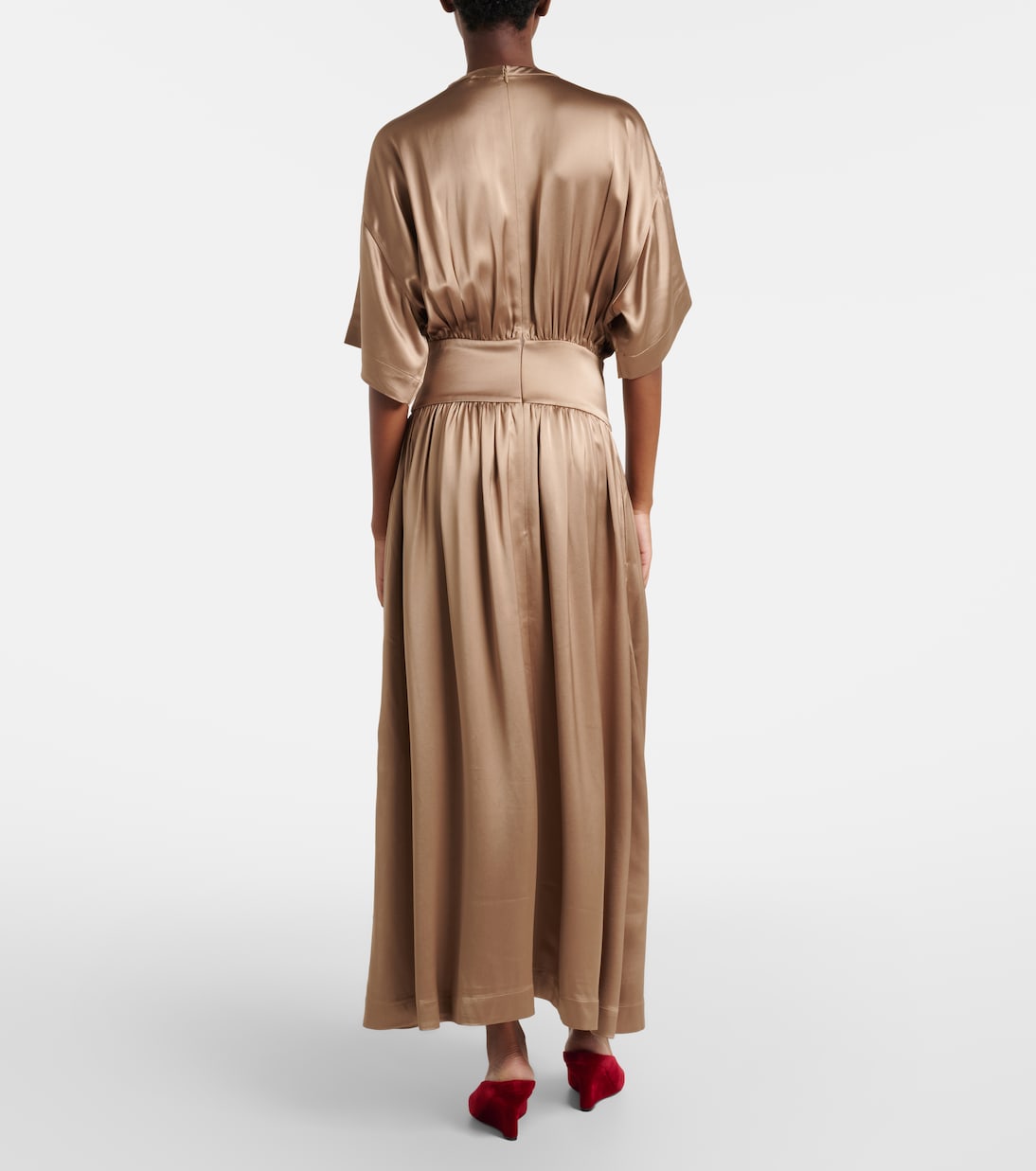 Toteme - Satin midi dress