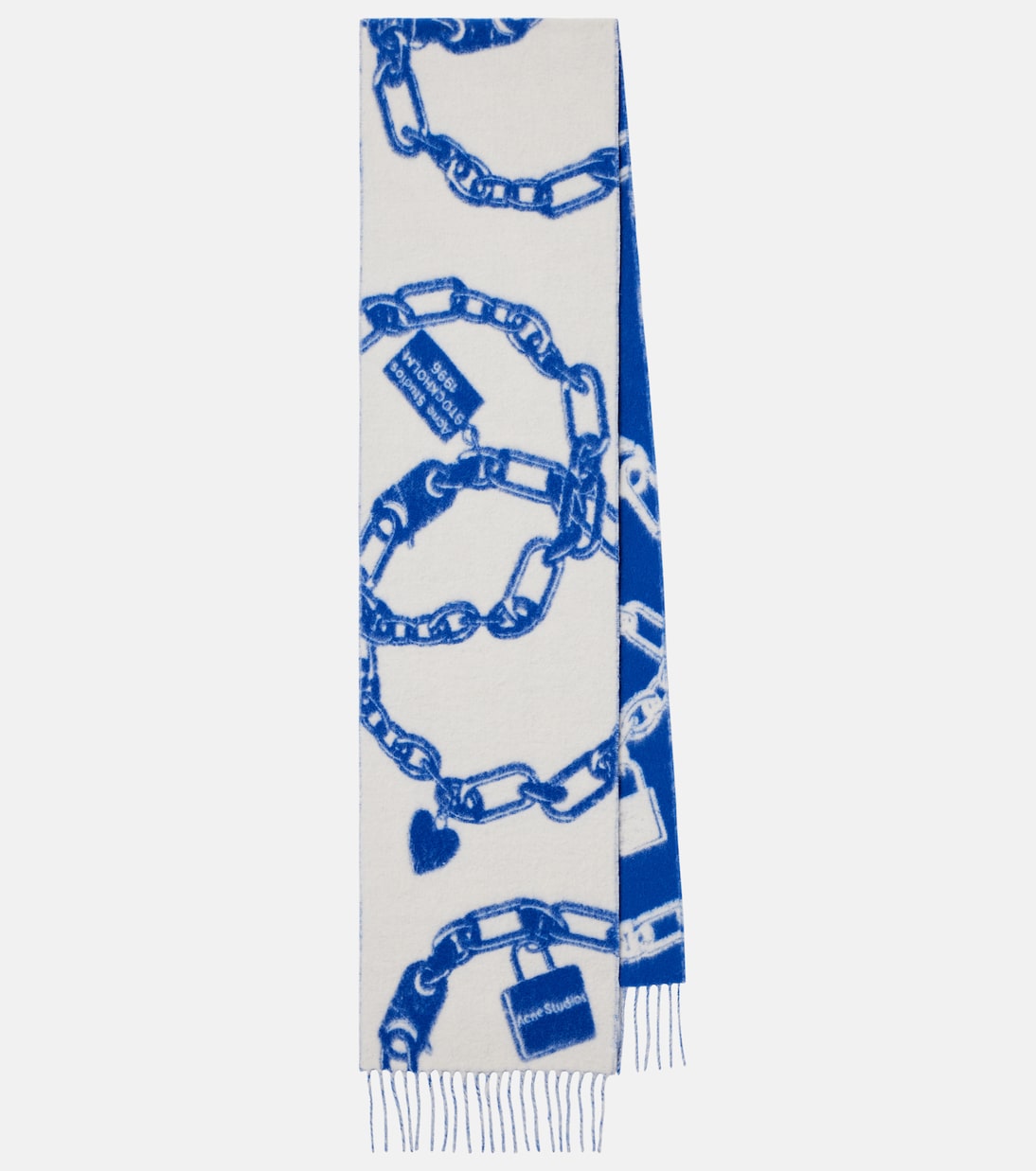 Acne Studios - Wool and alpaca-blend jacquard scarf