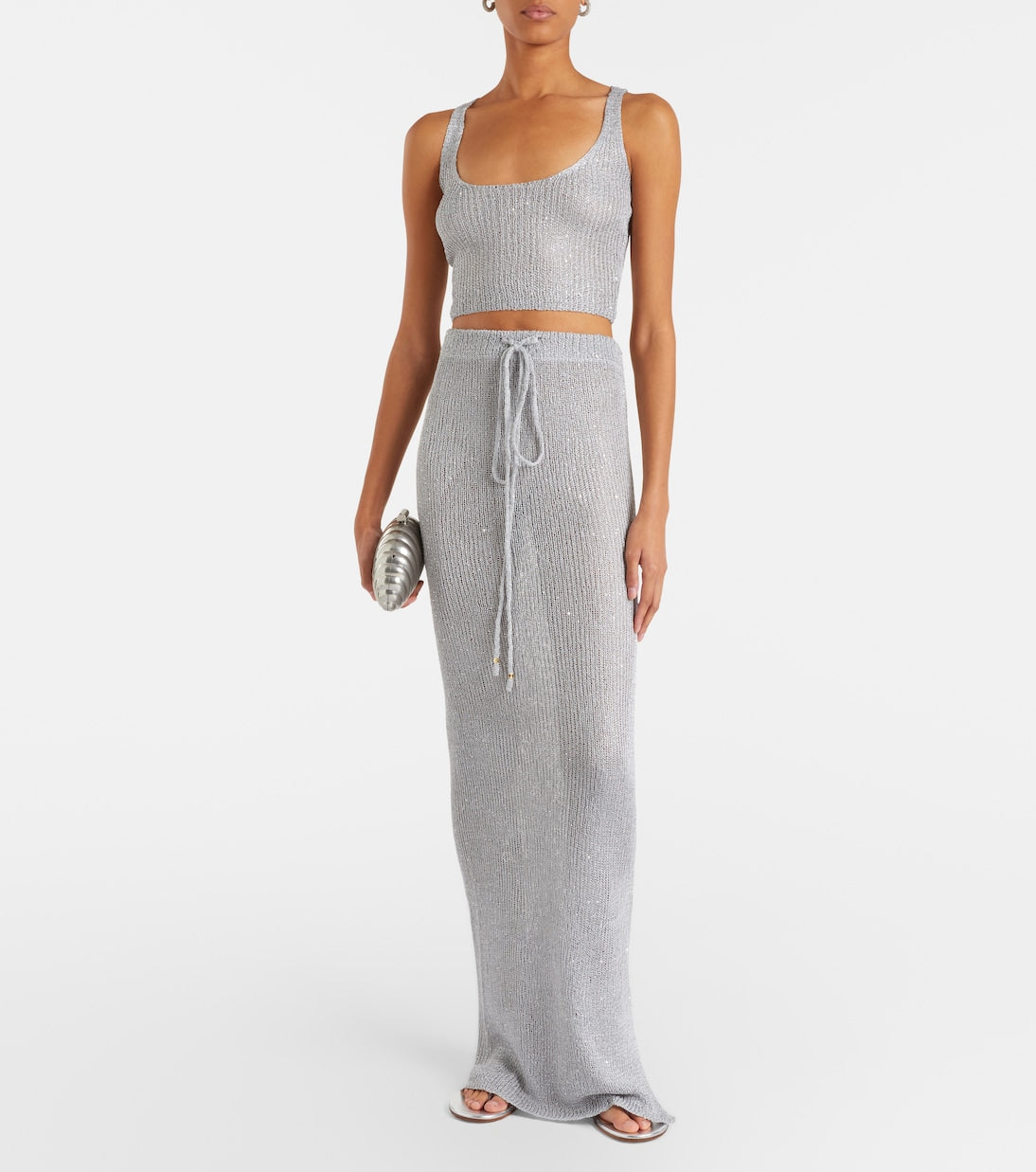 Bananhot - Alma sequined maxi skirt