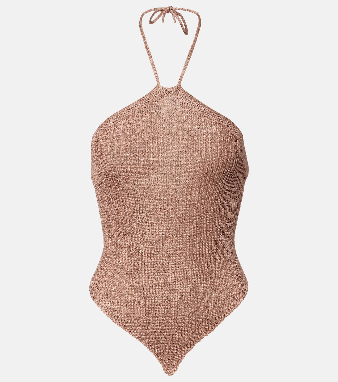 Bananhot - Liz sequined halterneck top