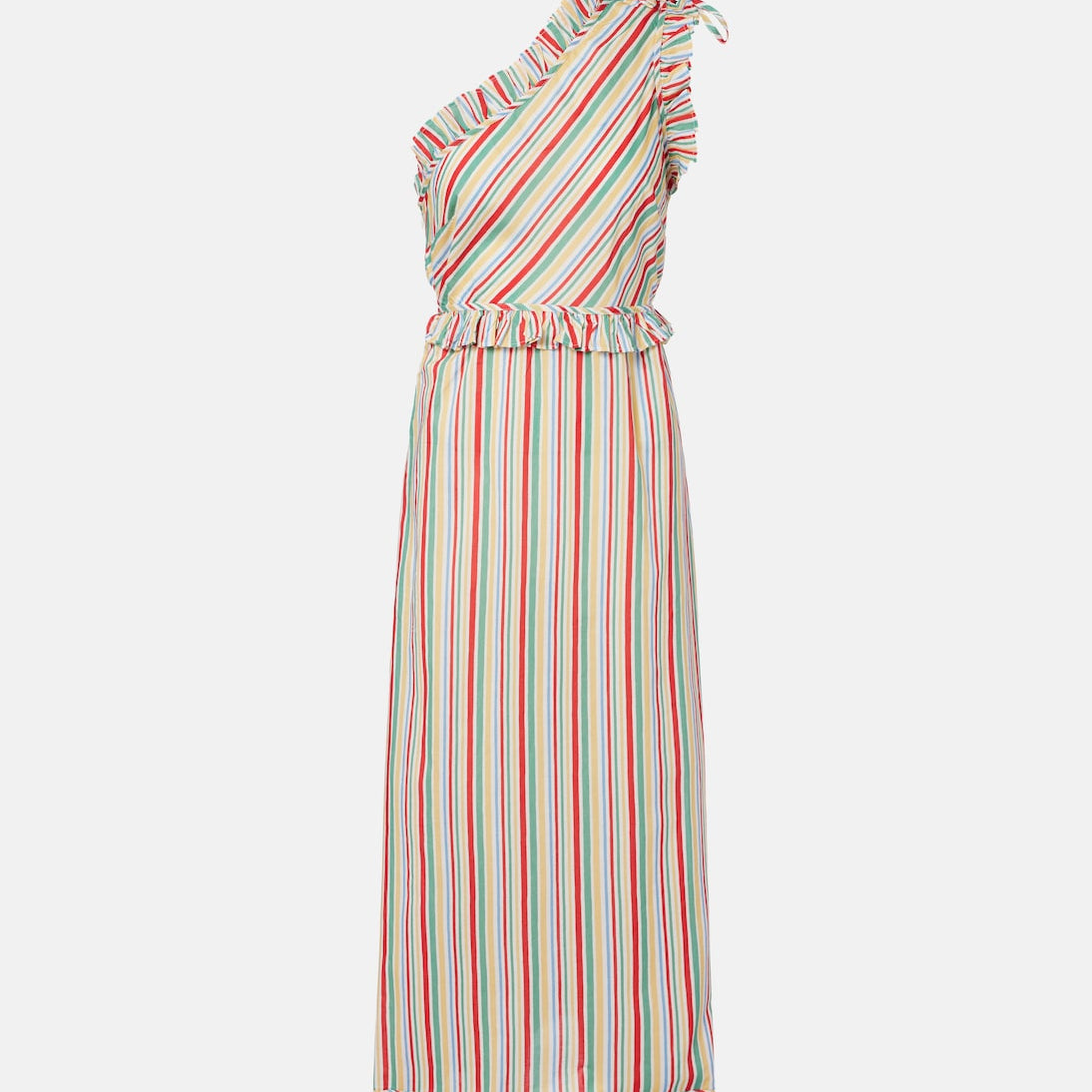 Rixo - Arabelle striped cotton midi dress