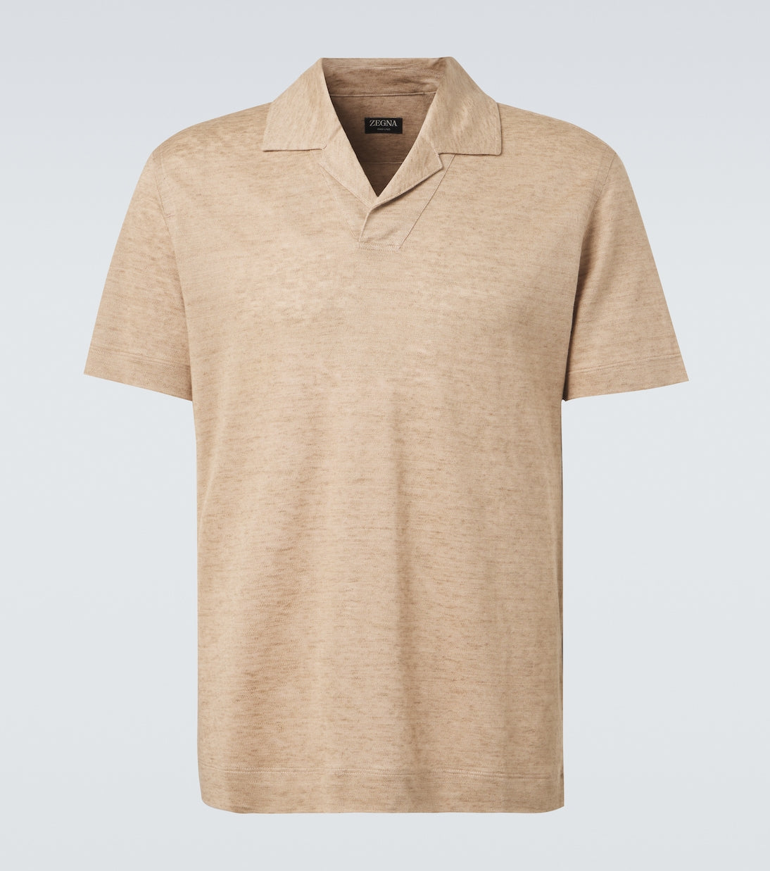 Zegna - Linen polo shirt