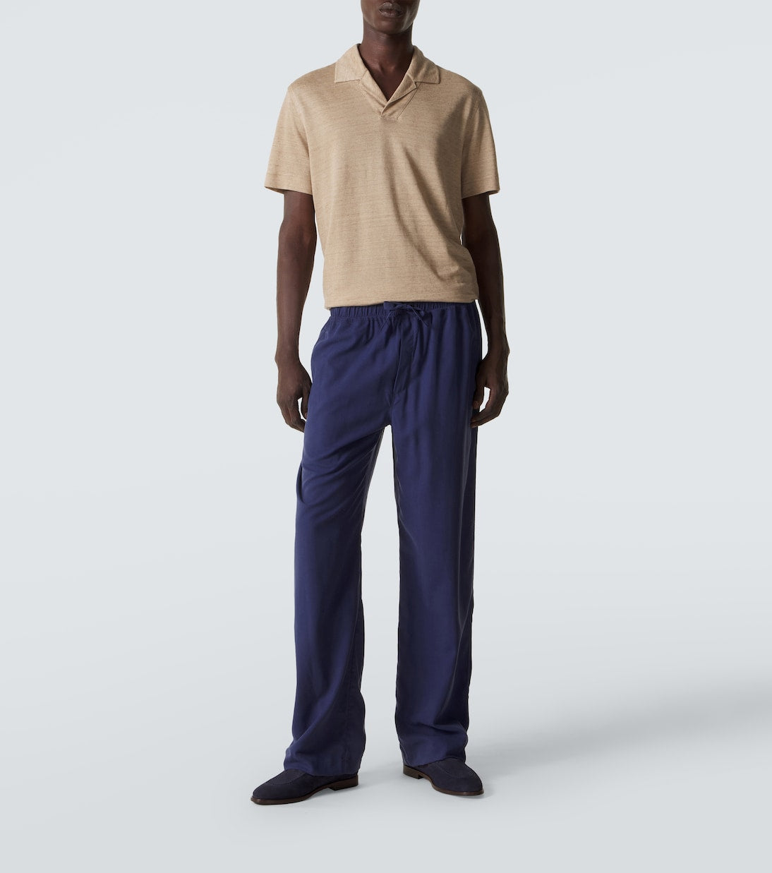 Zegna - Linen polo shirt
