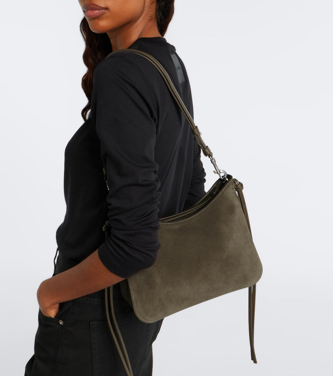 Phoebe Philo - Small Gig suede shoulder bag