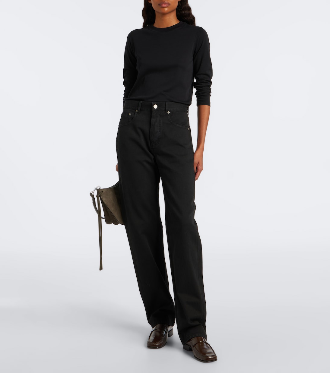 Phoebe Philo - Small Gig suede shoulder bag