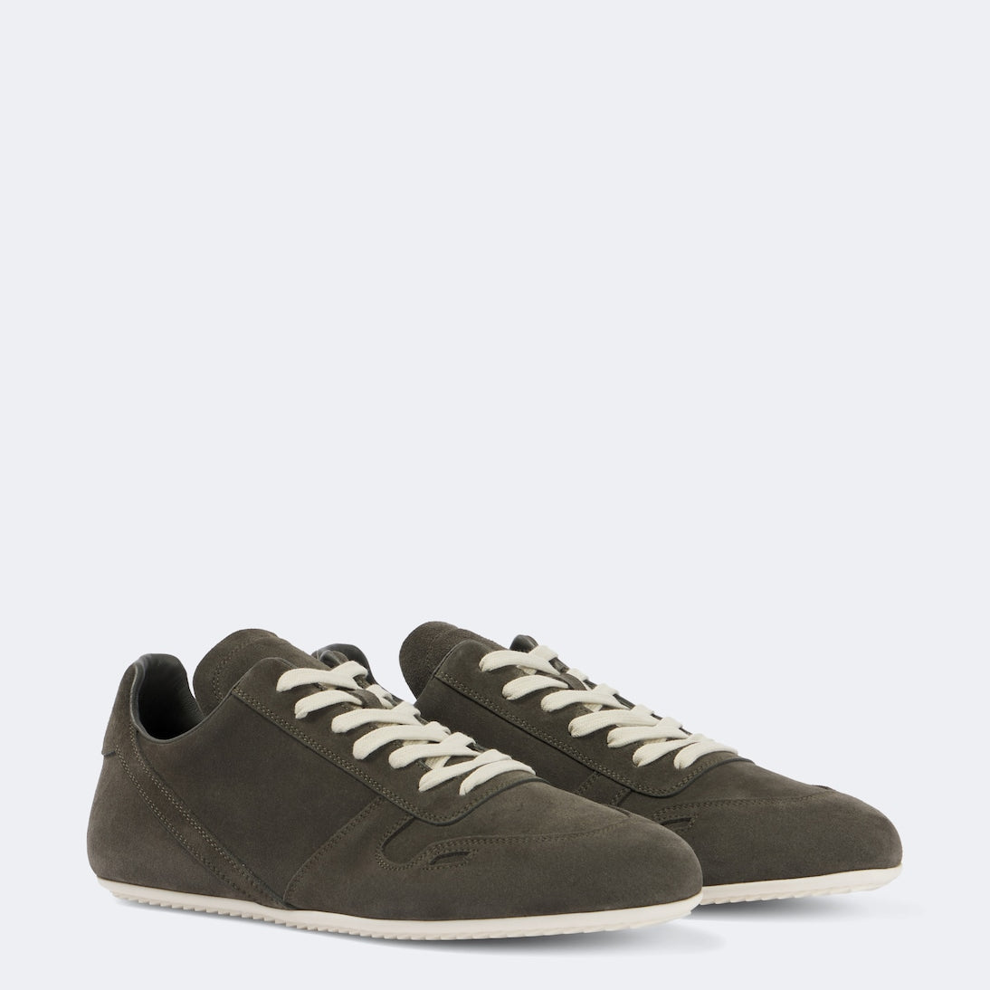 Rick Owens - Minimal suede sneakers