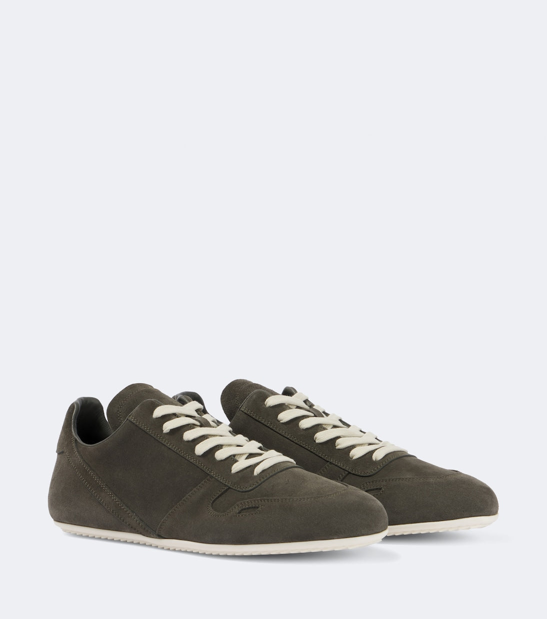 Rick Owens - Minimal suede sneakers