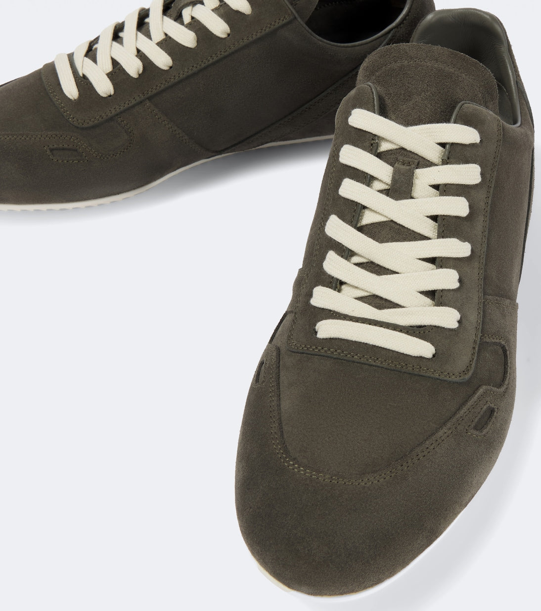 Rick Owens - Minimal suede sneakers