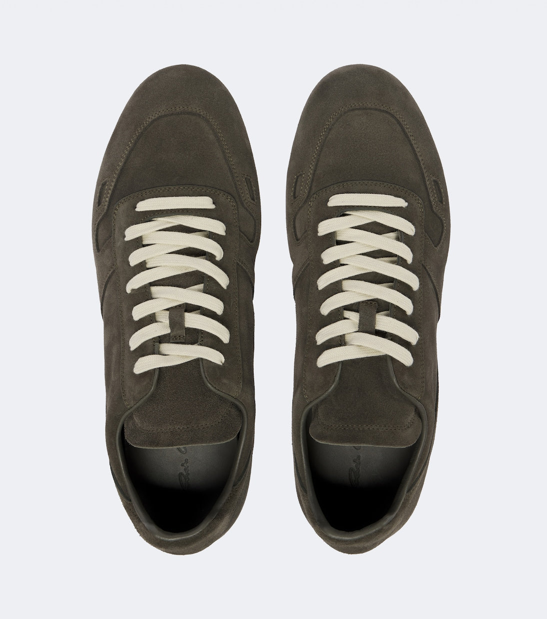 Rick Owens - Minimal suede sneakers