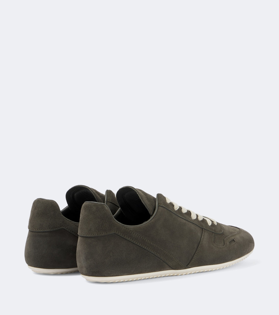 Rick Owens - Minimal suede sneakers