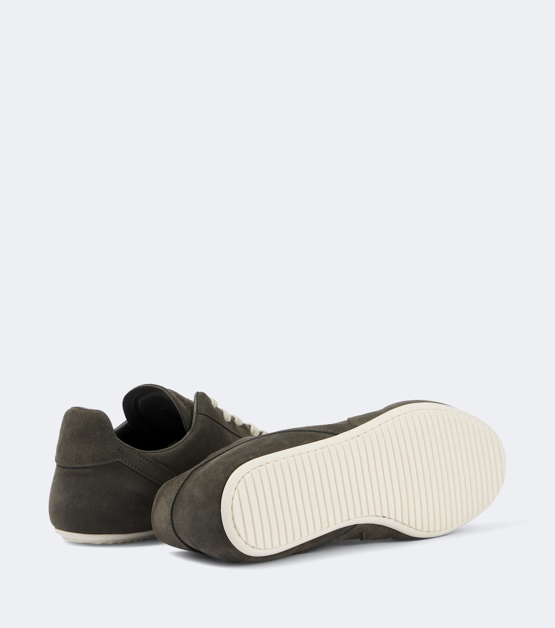 Rick Owens - Minimal suede sneakers