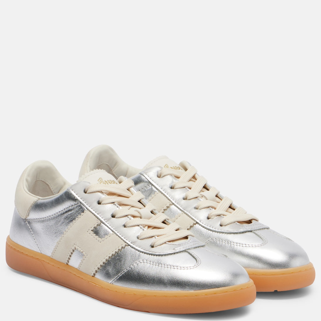 Hogan - Cool metallic leather sneakers