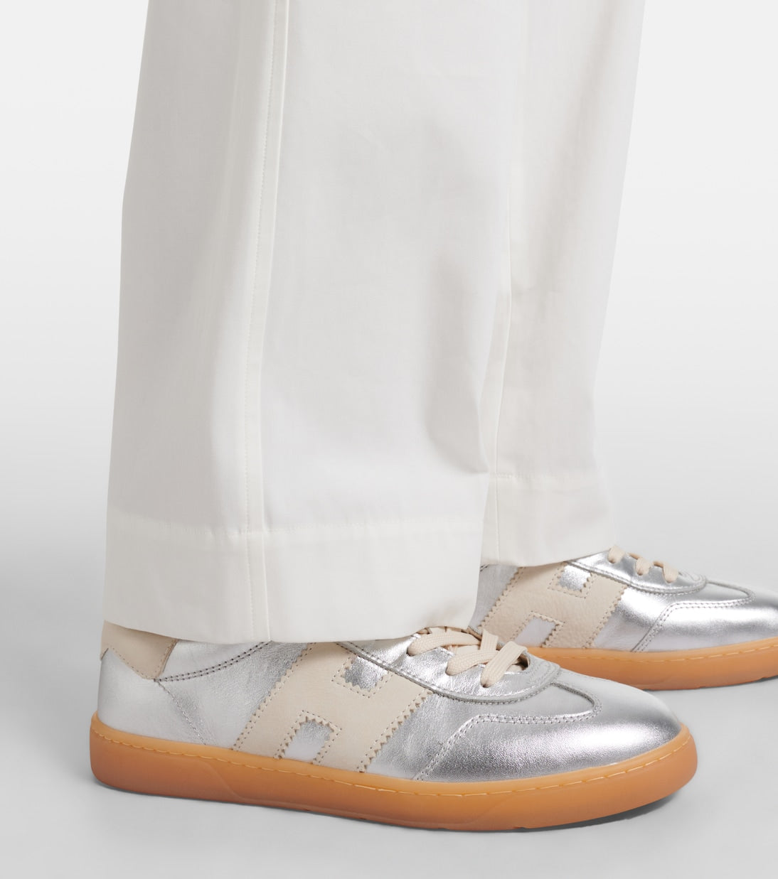 Hogan - Cool metallic leather sneakers
