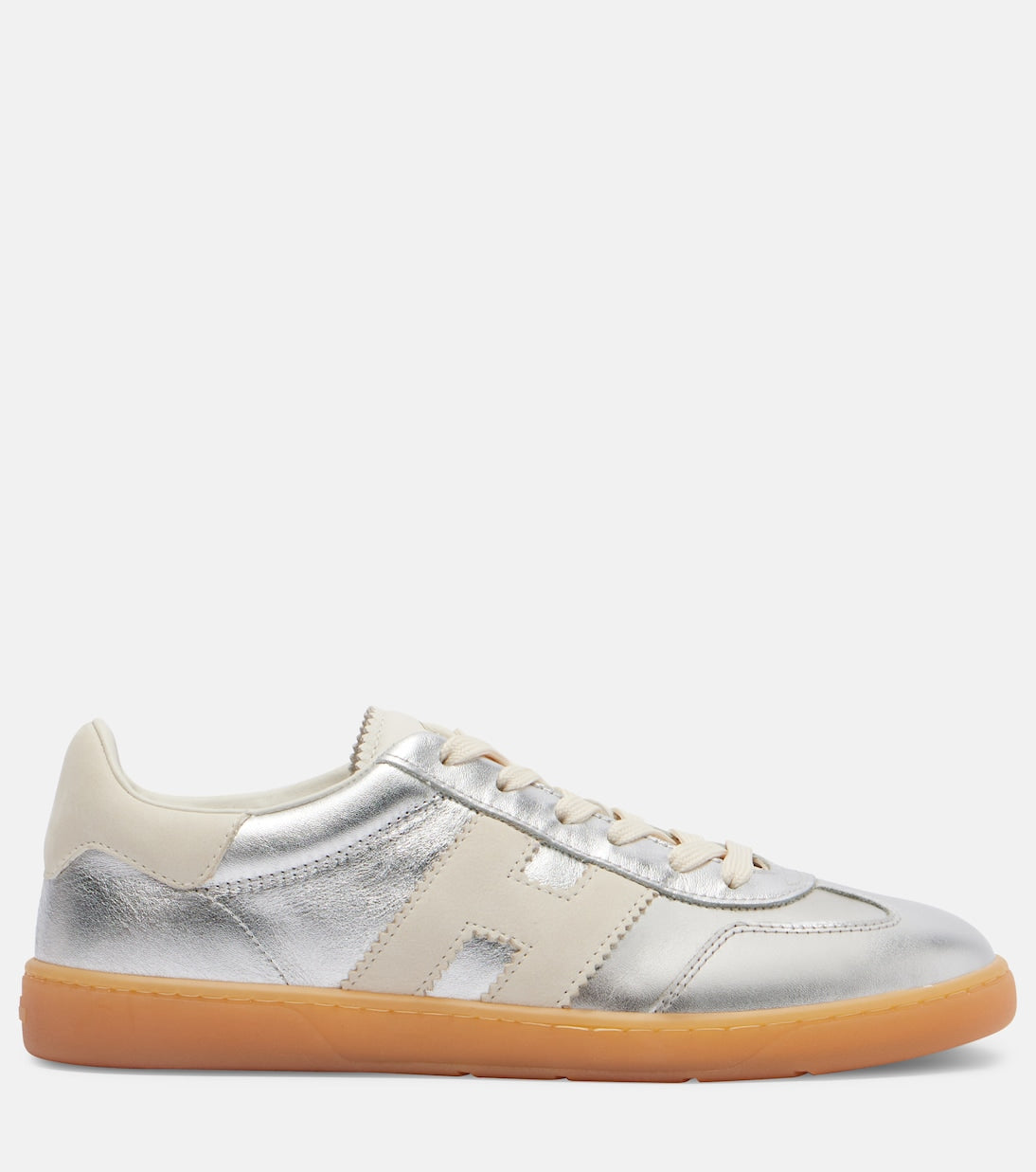Hogan - Cool metallic leather sneakers