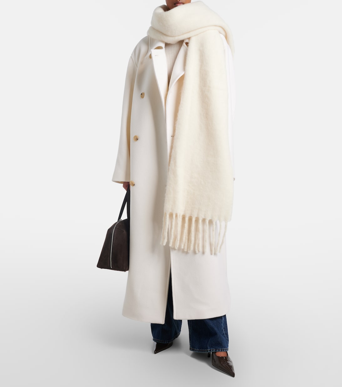 Toteme - Alpaca and wool-blend scarf