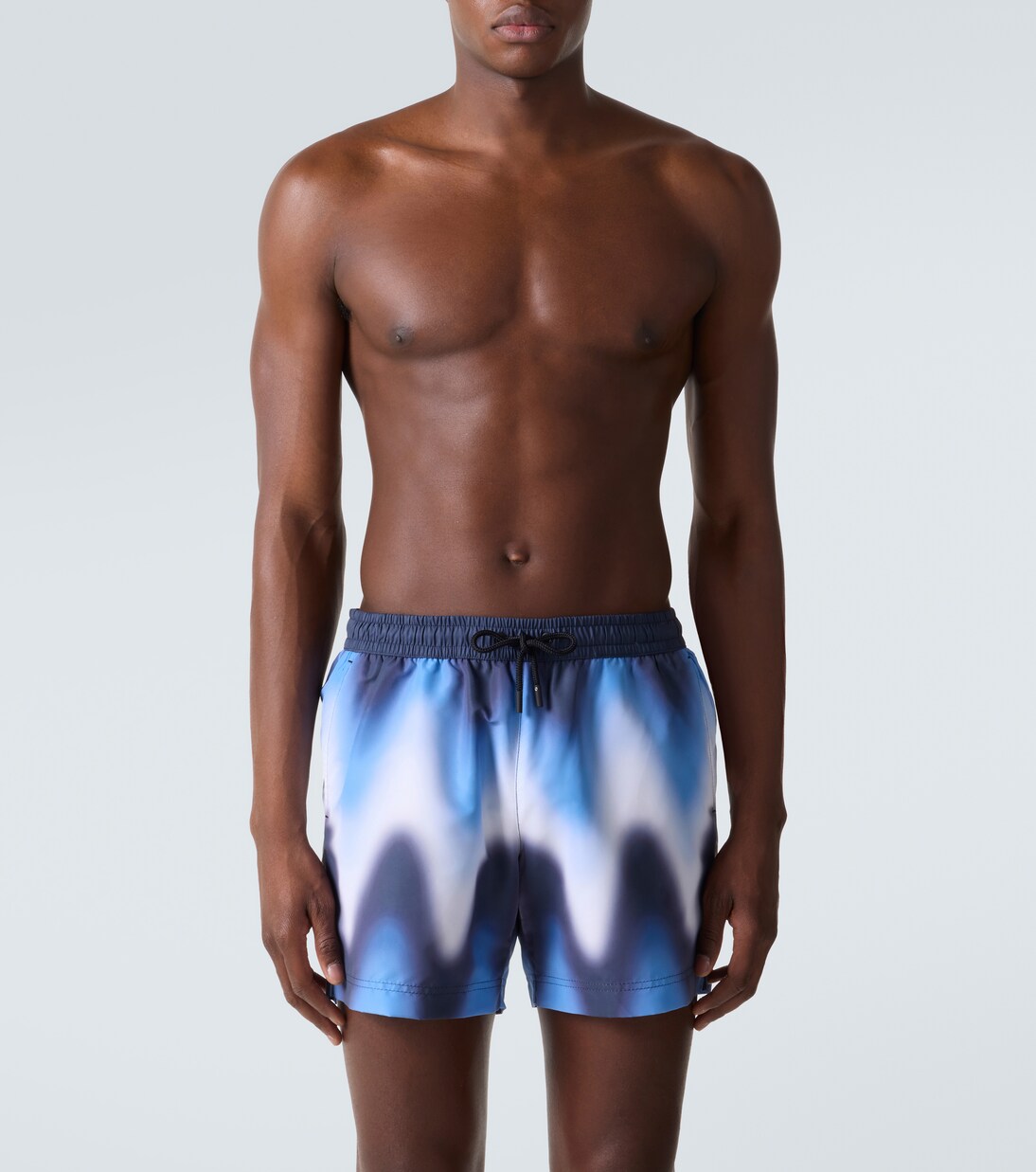 Commas - Printed swim trunks