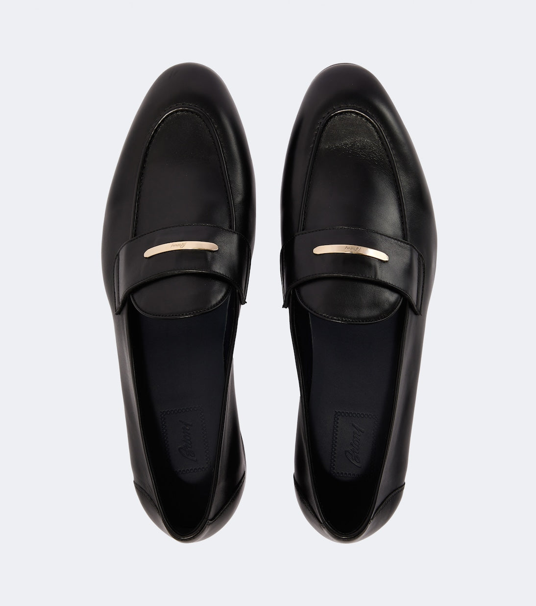 Brioni - Appia leather penny loafers