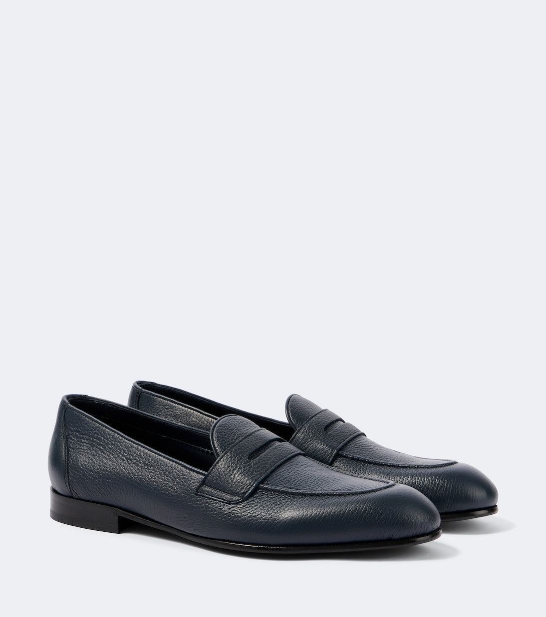 Brioni - Leather penny loafers