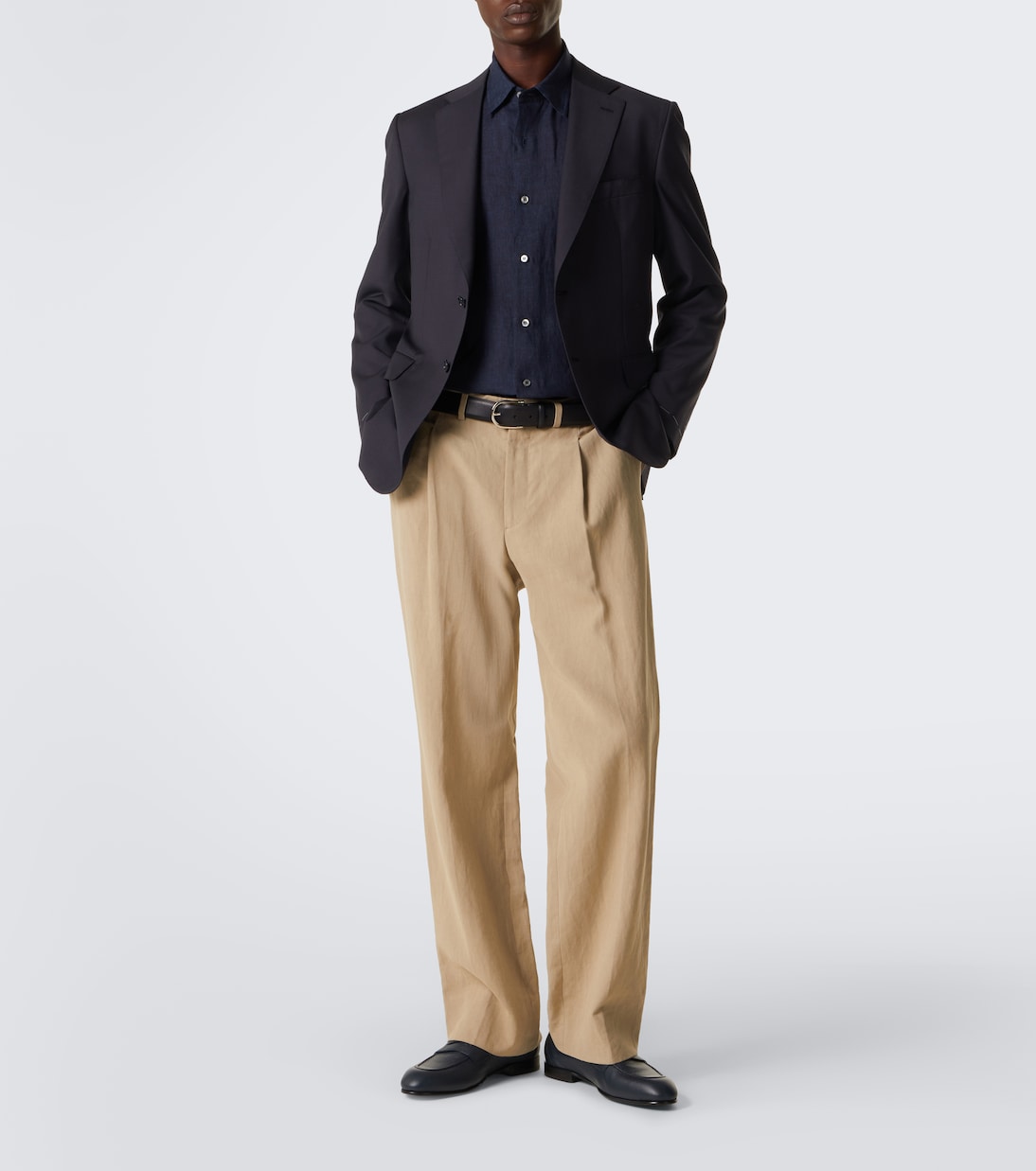 Brioni - Leather penny loafers
