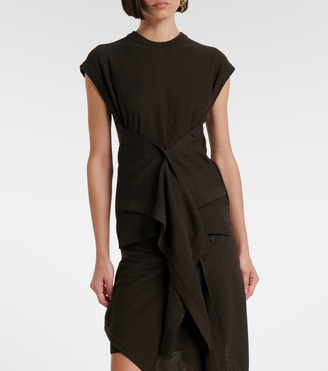Lemaire - Wool-blend knitted top