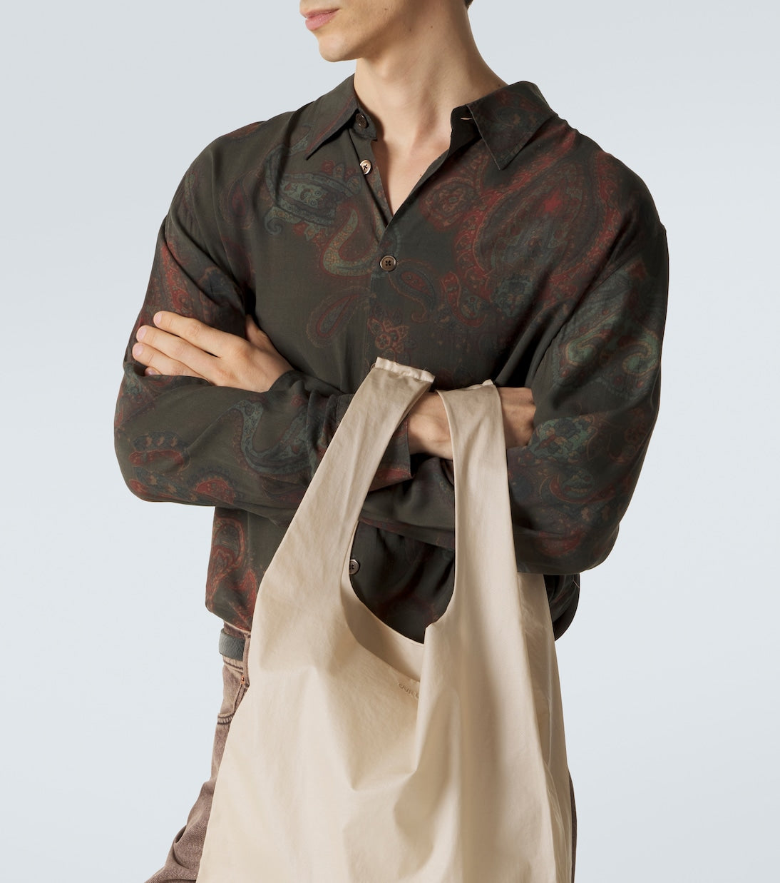 Our Legacy - Logo embroidered shopper